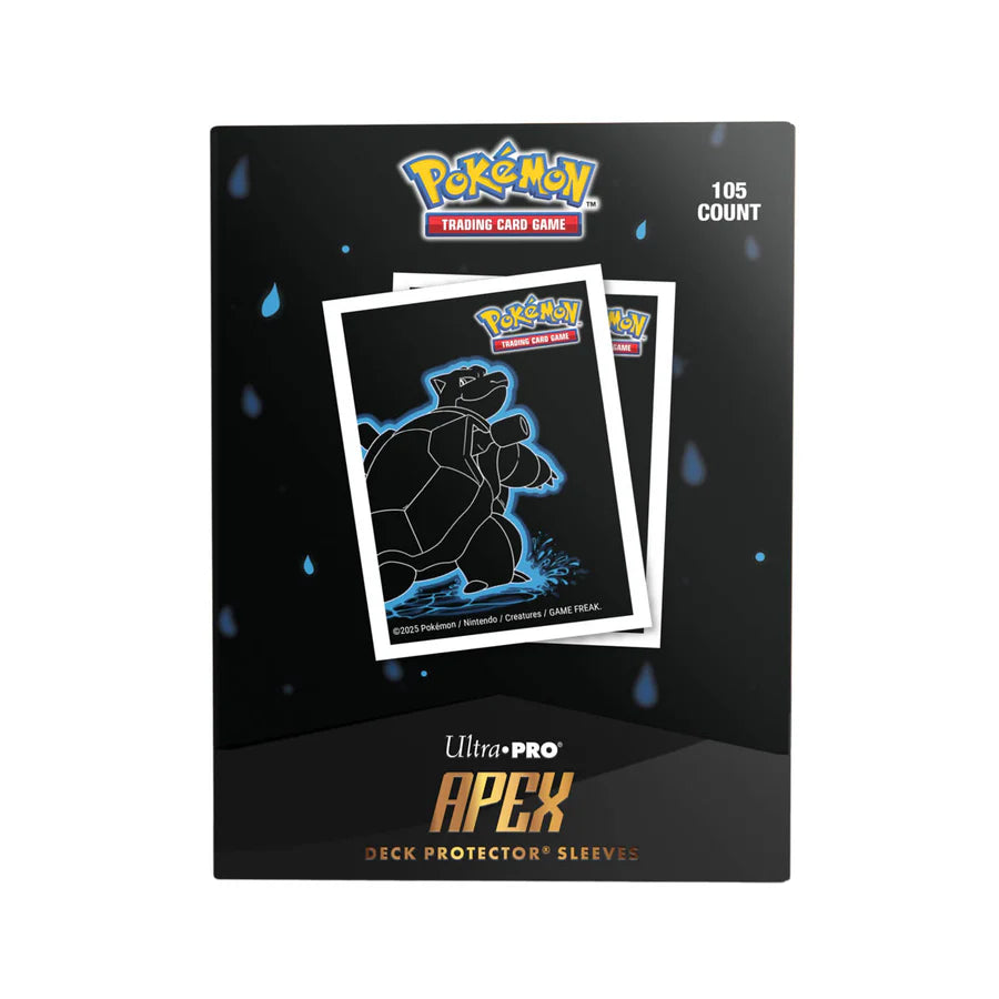Ultra Pro 105Ct Neon Kanto Blastoise Sleeve Protectors