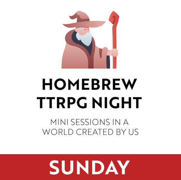 Homebrew TTRPG Night Event