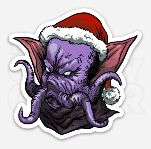 Festive Mind Flayer Sticker