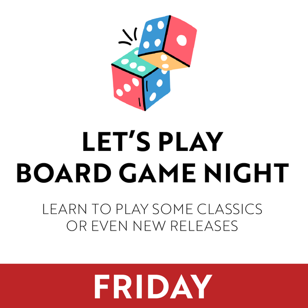 Let's Play Board Games Night Event