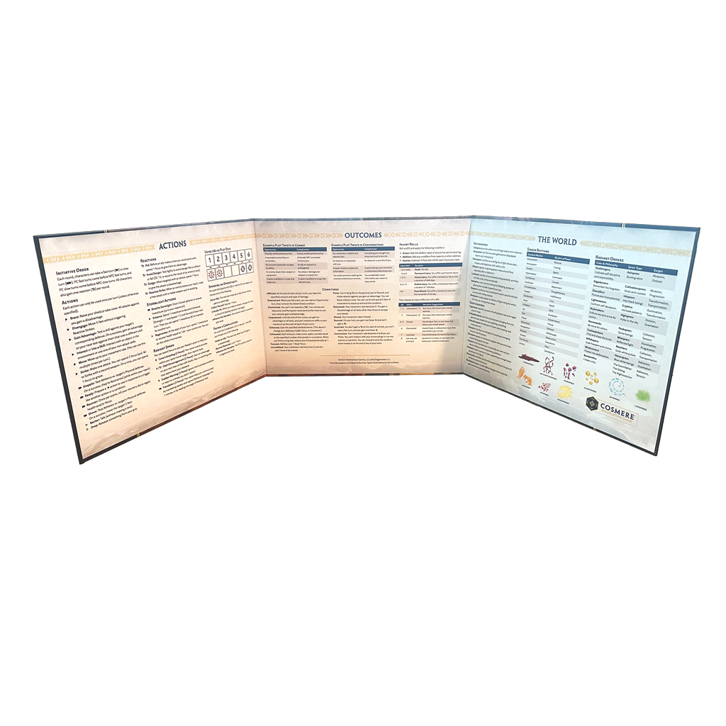 Cosmere GM Screen