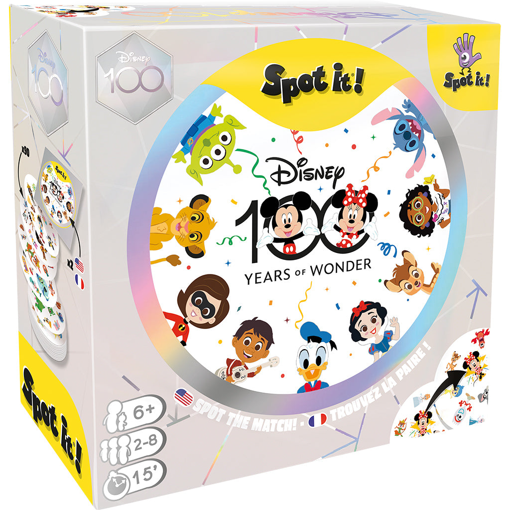 SPOT IT DISNEY 100TH ANNIVERSARY